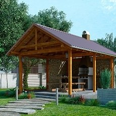  Винтовые сваи под беседку