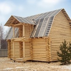  Винтовые сваи под дом из сруба